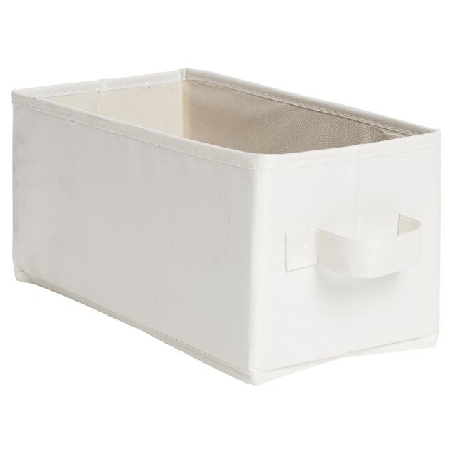 Pani&egrave;re de rangement pour Box Cube beige 31x15xH15cm