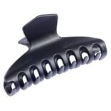 Pince &agrave; cheveux noir mat 8 dents L9cm