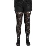 Collant adulte Halloween toile d'araign&eacute;e