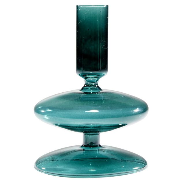 Chandelier en verre coloré
