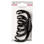 Pince &agrave; cheveux noir brillant L.11 cm