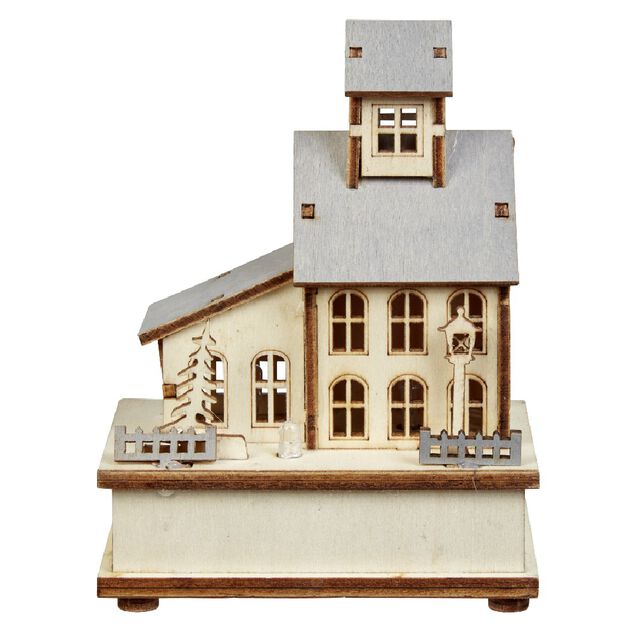 D&eacute;coration lumineuse, bois