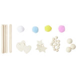 Kit créatif cadre photo en bois 31 pièces (2 modèles)