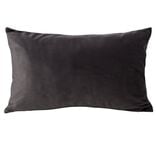 Housse de coussin velours 30x50cm gris