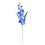 Fleurs artificielles gla&iuml;eul bleu 1 tige L75cm