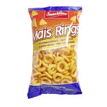Snacks ma&iuml;s rings go&ucirc;t pizza 125gr