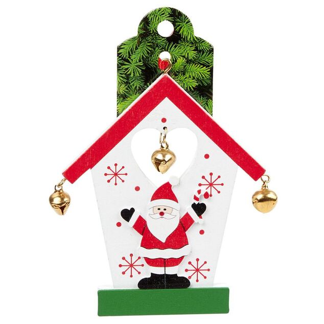 Porte nom design maison de No&euml;l (plusieurs mod&egrave;les)