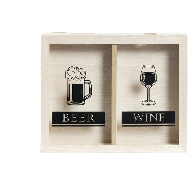 Bo&icirc;te &agrave; bouchons et capsules 25x4xH20cm