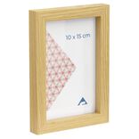 Cadre photo bois clair 12x17cm pour photo 10x15cm