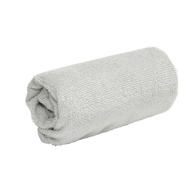Kit de nettoyage bouteille &Oslash;7xH20cm avec 2 torchons 48x39cm et 30x30cm