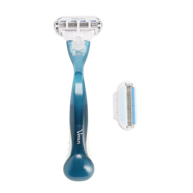 Rasoir femme Venus Gillette Smooth 3 lames avec 2 recharges