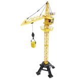 Grue telescopique plastique jaune 60x32xH98cm