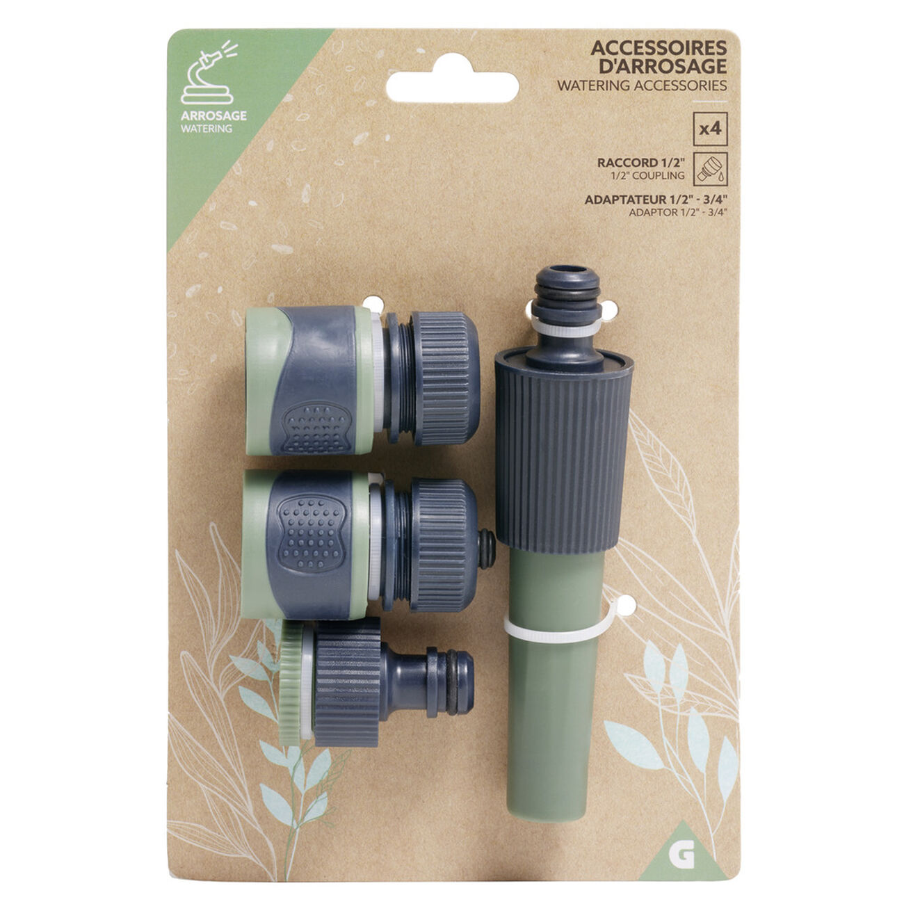 Connecteur de tuyau de jardin, connecteur de tuyau Durable, joint de