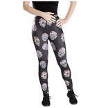 Legging t&ecirc;te de mort mexicaine - adulte TU