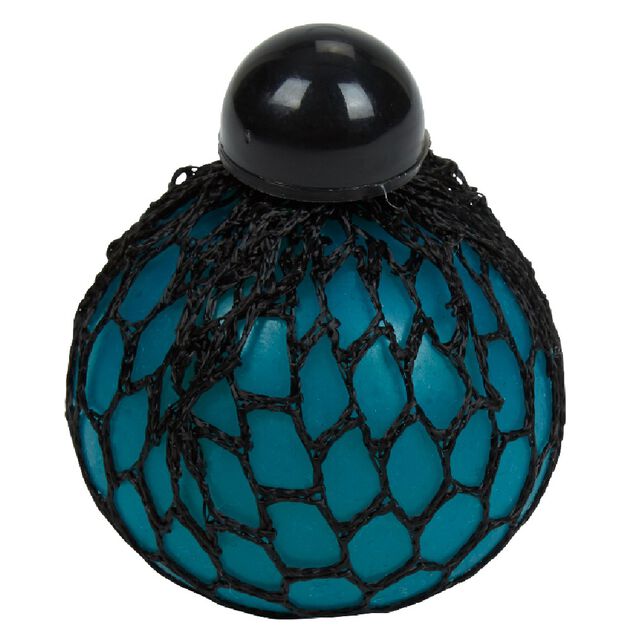 Boule anti-stress balle gluante en gel&eacute;e dans une maille