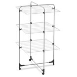 S&eacute;choir tour 3 niveaux &eacute;tendoir &agrave; linge 30m