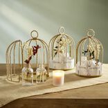 Coffret senteur cage corde fleur séchée lavande Ø14xH24cm