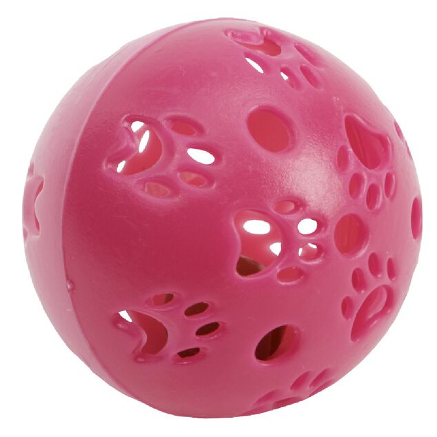 Jouet pour chat balle &agrave; trous x2