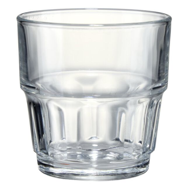 Verre x6 Lola 20cl en verre transparent &Oslash;7xH10cm