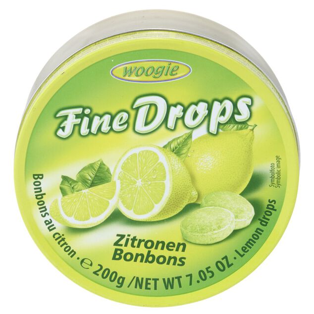 Bonbons durs pastilles go&ucirc;t citron 200gr