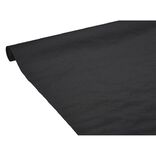 Nappe gauffr&eacute;e noire en papier 20m