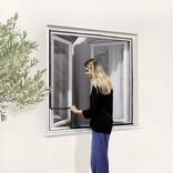 Moustiquaire fen&ecirc;tre semi aimant&eacute;e 130x150cm