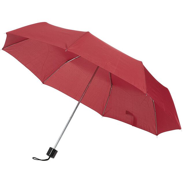 Parapluie pliant manuel rouge