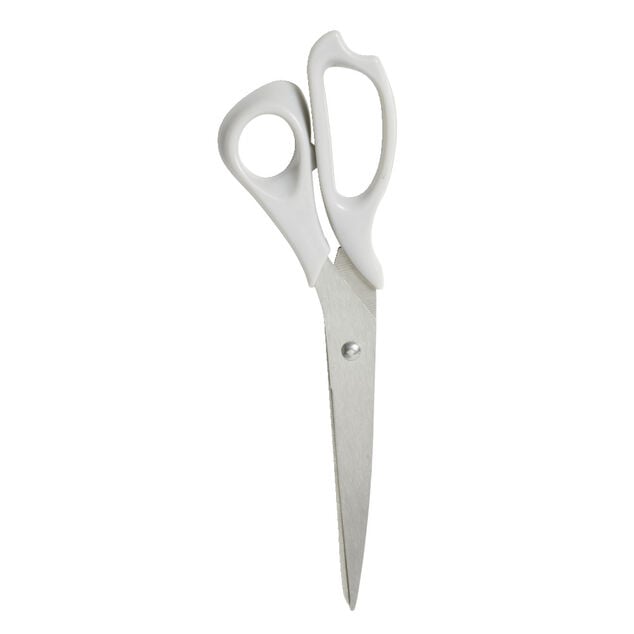 Ciseaux de cuisine en inox avec poign&eacute;e plastique blanc ou noir