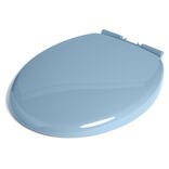 Abattant WC universel avec frein de chute 37x43cm bleu