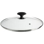 Couvercle anti &eacute;claboussures en verre tremp&eacute; &Oslash;28 cm