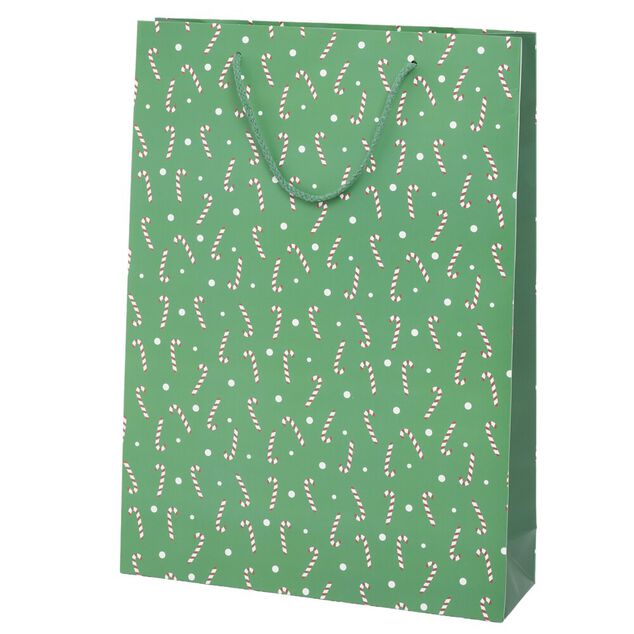 Sac cadeau de No&euml;l Candy grand mod&egrave;le H46cm (2 mod&egrave;les)