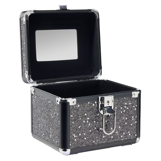 Vanity cosmétique à paillettes