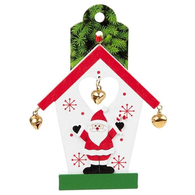 Porte nom design maison de No&euml;l (plusieurs mod&egrave;les)