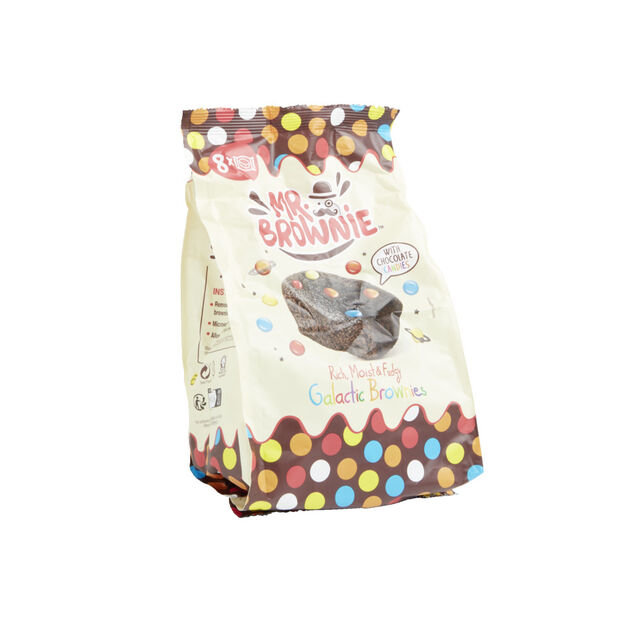 Lot de 8 sachets individuels Mr. Brownie Galactic chocolat 200g