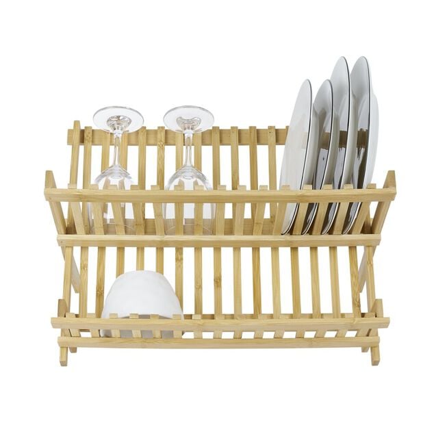 &Eacute;gouttoir &agrave; vaisselle en bois