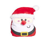 Bouillote Père Noël rouge et blanc 15,5x16,5cm