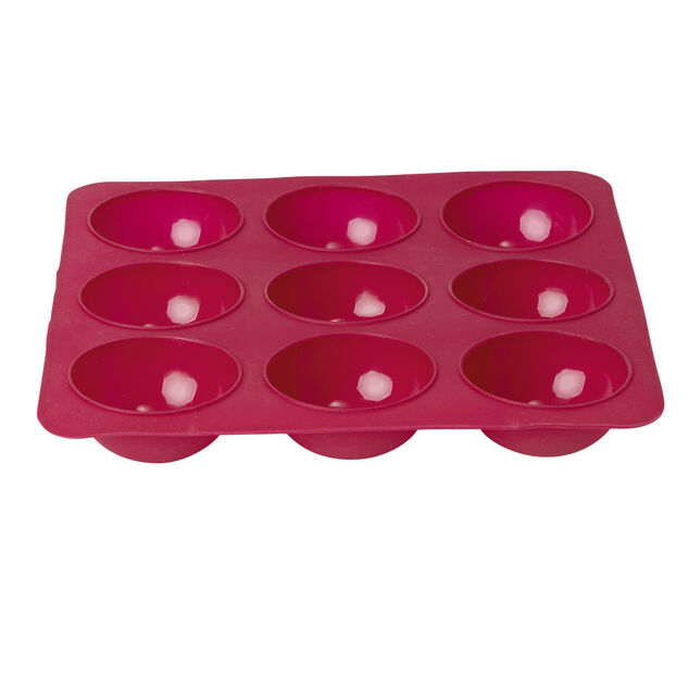 Moule silicone rose 9 d&ocirc;mes