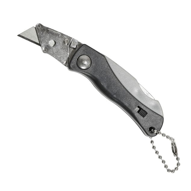 Mini couteau pliable avec 5 lames rechargeables L10cm