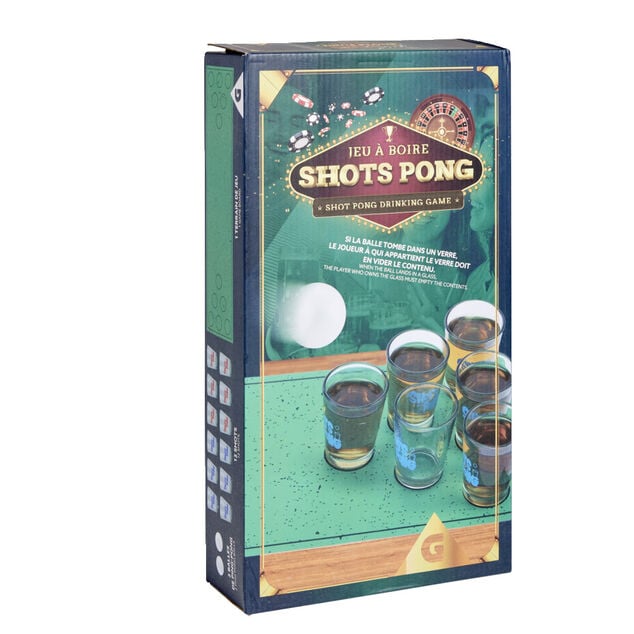 Jeu &agrave; boire Shots Pong