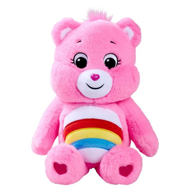 Peluche Bisounours assis multicolores 28x26xH35cm (6 mod&egrave;les)