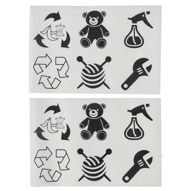 Bo&icirc;te de rangement blanche avec couvercle 20 L