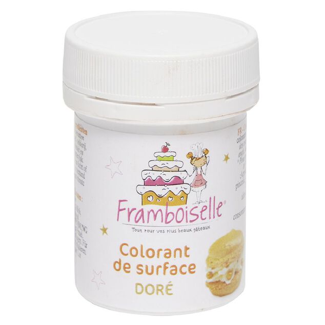Colorant alimentaire de surface doré 5gr