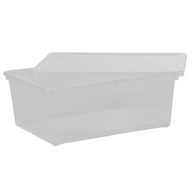 Bo&icirc;te de rangement transparente 10 L