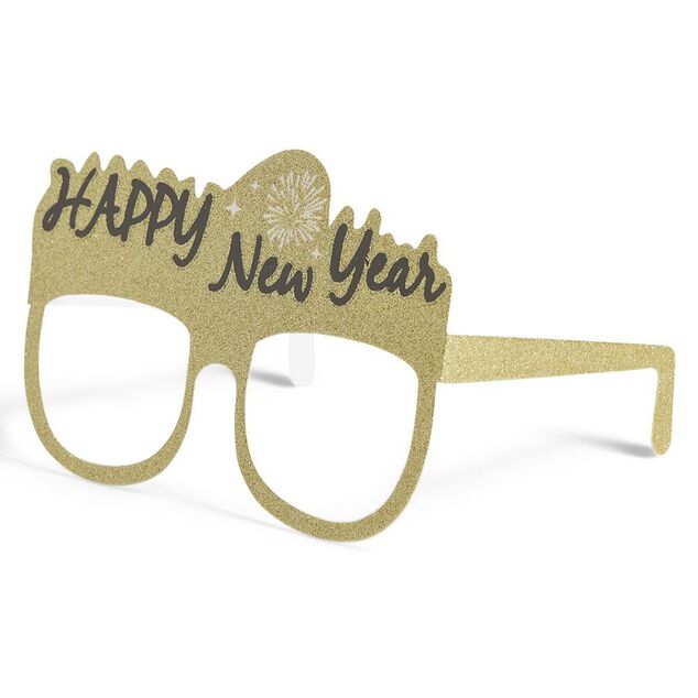 Lot 4 paires de lunettes festives Nouvel an