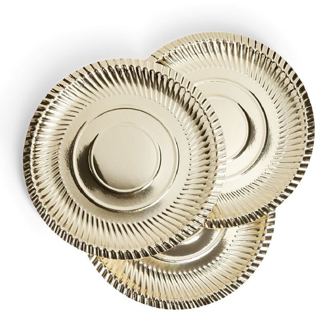 Plateau présentation carton doré x3