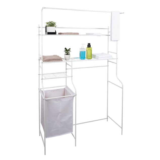 Rangement pour buanderie blanc