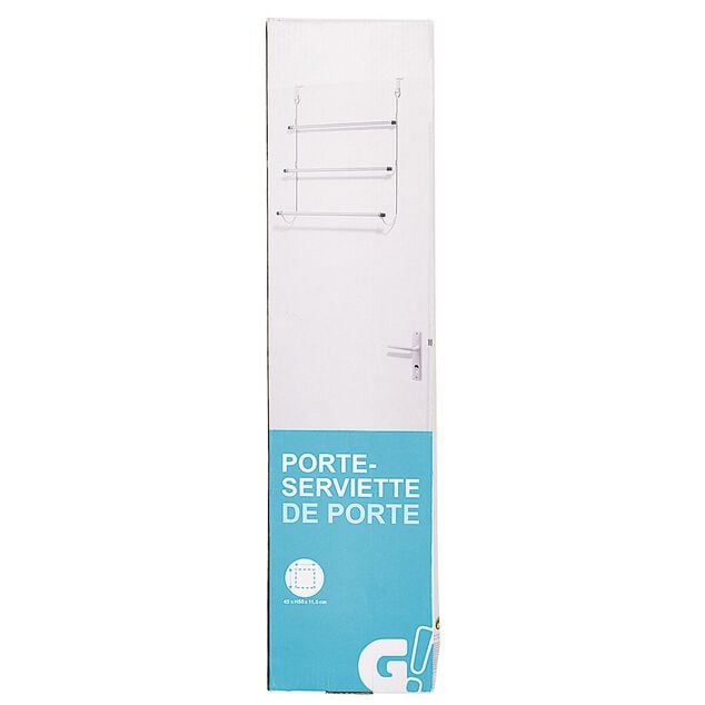 Porte serviette métal chromé