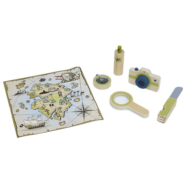 Mallette du petit aventurier en bois