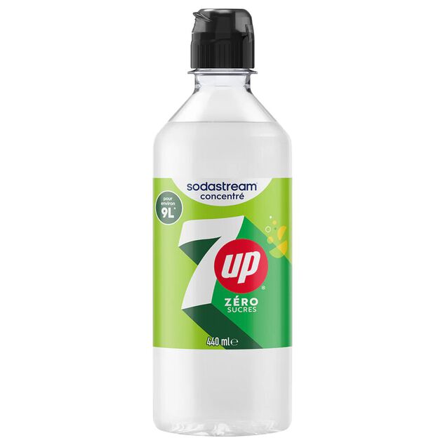 Concentr&eacute; Sodastream 7UP Z&eacute;ro Sucres 440ml