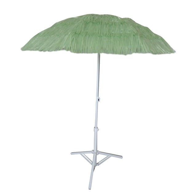 Parasol de plage Hawa&iuml; menthe &Oslash;160xH195cm